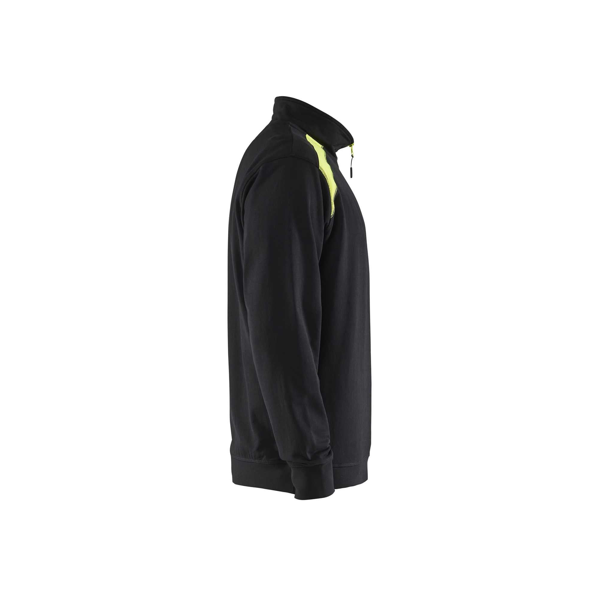 BLAKLADER 33531158 Half Zip 2 Tone Sweatshirt Work Sweatshirt MEN - 100% Cotton